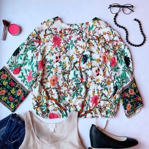 Zara Kimono Style Cropped Jacket